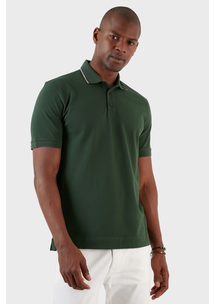 Pamuklu Regular Fit Düğmeli Polo T Shirt Erkek T Shirt EX661 fiyatları
