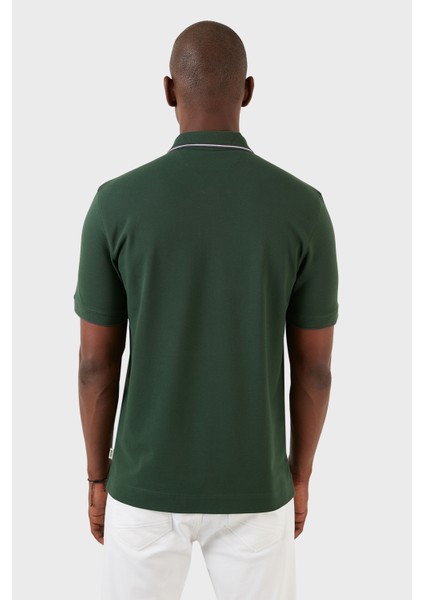 Pamuklu Regular Fit Düğmeli Polo T Shirt Erkek T Shirt EX661 indirimleri