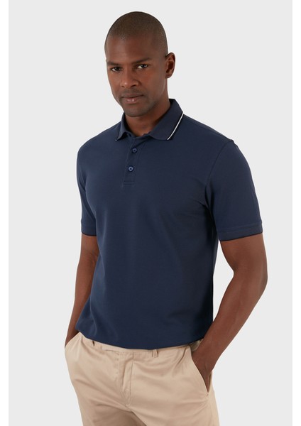 Pamuklu Regular Fit Düğmeli Polo T Shirt Erkek T Shirt EX661 fiyatları