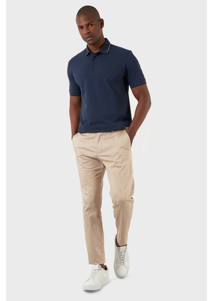 Pamuklu Regular Fit Düğmeli Polo T Shirt Erkek T Shirt EX661 fırsatları