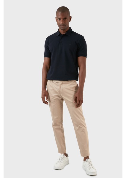 Pamuklu Regular Fit Düğmeli Polo T Shirt Erkek T Shirt EX661D fiyatları