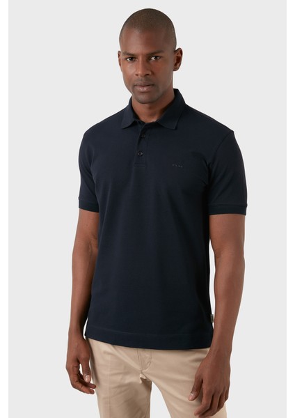 Pamuklu Regular Fit Düğmeli Polo T Shirt Erkek T Shirt EX661D fırsatları