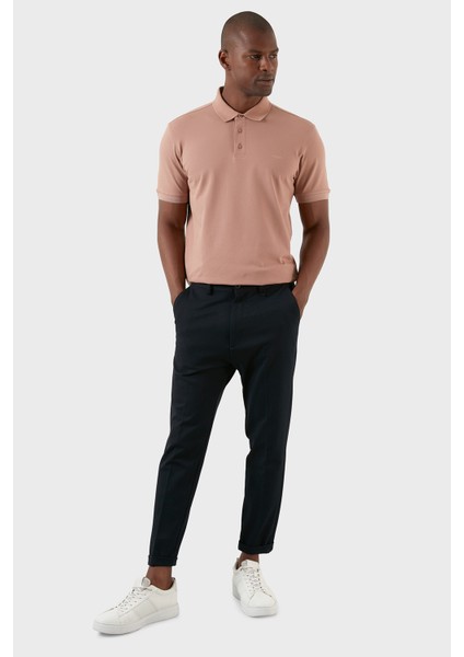 Pamuklu Regular Fit Düğmeli Polo T Shirt Erkek T Shirt EX661D fiyatları