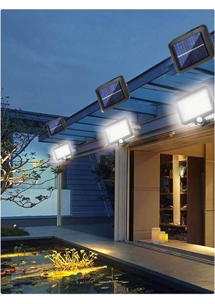 60W Solar Projektör Beyaz Işık