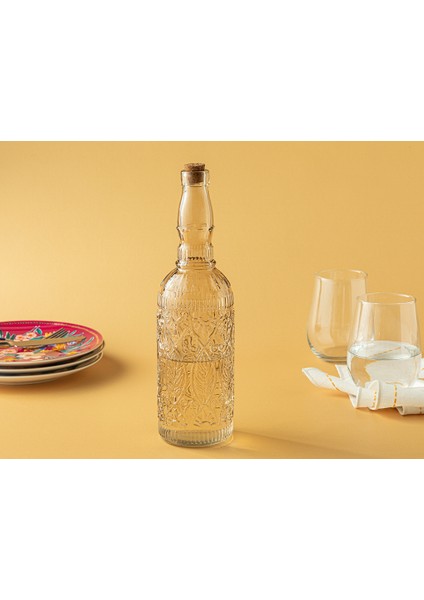 Alpins Cam Şişe 720 ml Kahve