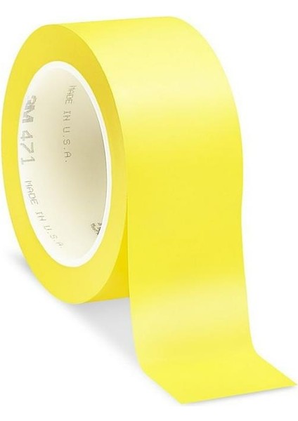 471 VİNİL Yer Işaretleme Bandı Sarı 10 mmx33M