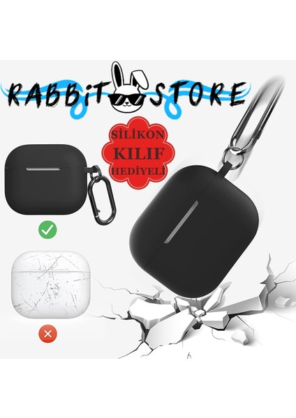 Android Uyumlu Airpds Bluetooth Kulaklık Kılıf Hediyeli.