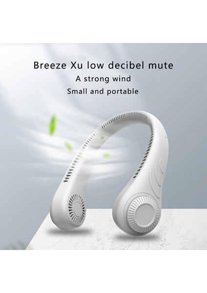 Cndb 01 2000 Mah Yapraksız Asılı Boyun Fanına Monte Fan Monte Fan Mini Boyutlu Küçük Fan-Beyaz (Yurt Dışından)