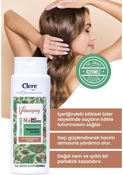 Volumizing Ginkgo ve Çörek Otu Özlü Dolgunlaştırıcı Saç Kremi