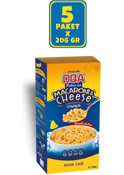 5’li Macaroni And Cheese (Mac & Cheese)