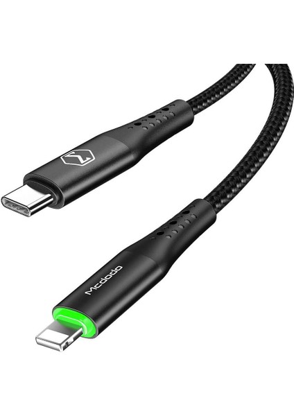 Ca-7360 Type-C To iPhone Uyumlu 36W Pd Data-Şarj Kablosu 1.2M-Siyah