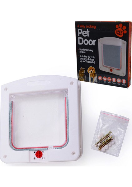 Pet Door 4 Yollu Kedi Kapısı (22X20X3CM)