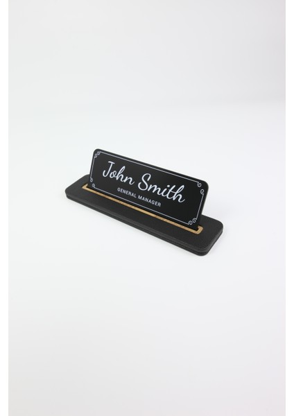 Deri Masa Isimliği Siyah Ahşap Detaylı modelleri