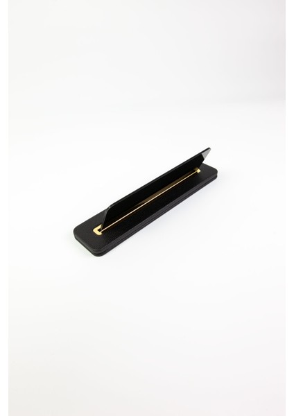 Deri Masa Isimliği Siyah Gold Detaylı modelleri