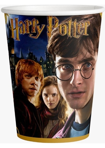 Harry Potter Parti Süsleri 24 Kişilik Afişli Masa Etekli Harry Potter Doğum Günü Seti