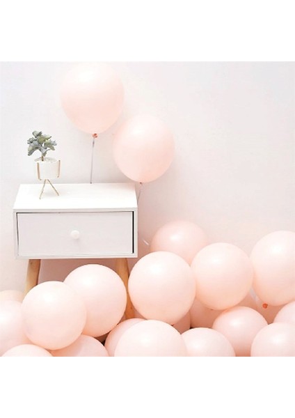 Açık Somon Rose Gold Krom Konfetili Balon Zincir Seti + Somon Balon Zincir Seti fiyatları