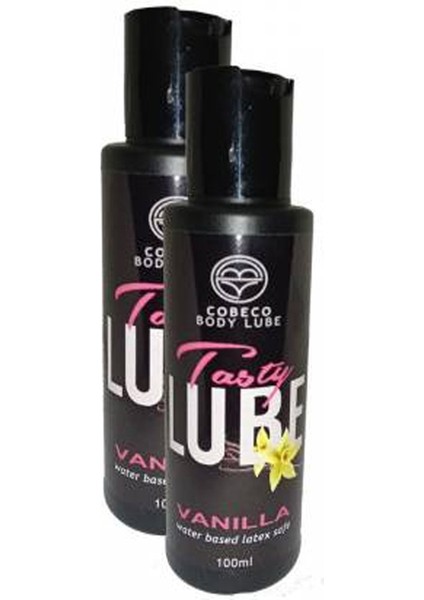 Vanilla Tasty Lube 100ML Su Bazlı Vanilya Aromalı 2 Adet
