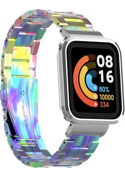Xiaomi Redmi / Mi Watch Lite 1 Kordon Kasalı Metal Kordon