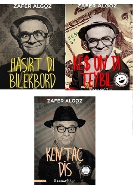 Ken Taç Dis - Keş On Dı Teybıl - Haşırt Dı Bilekbord / 3 Kitap Set -(Orjinal Kitap) Zafer Algöz