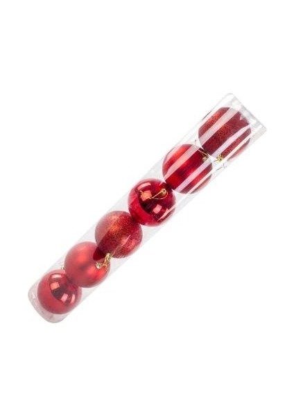 Yılbaşı Parti Süsü 6lı Top 10CM