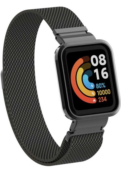 Xiaomi Redmi / Mi Watch Lite 1 Kordon Kasalı Milano Loop Metal Kordon