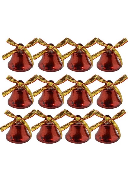 12LI Çan Yılbaşı Ağacı Süsü Kırmızı