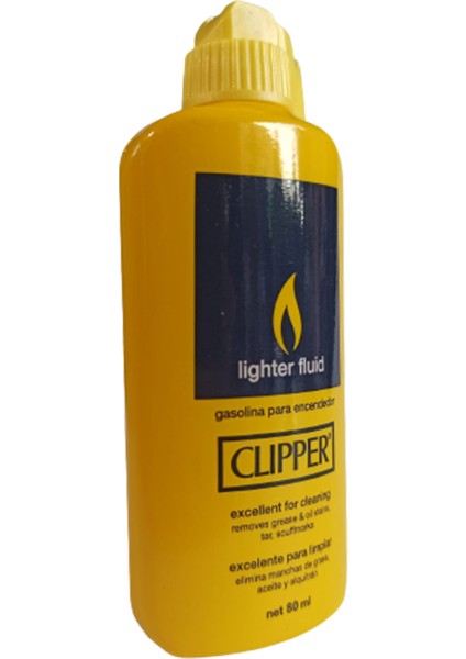 Çakmak Gazı (250ML) 2'li ve Clipper Benzin 80 ml Plastik Şişe 2'li