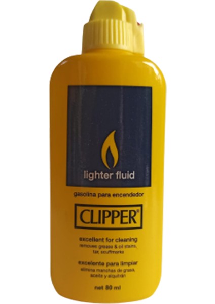Çakmak Gazı (250ML) 2'li ve Clipper Benzin 80 ml Plastik Şişe 2'li