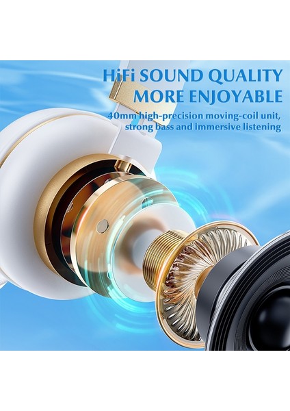 V39 Katlanabilir Wiress Bluetooth Kulaklık Siyahı (Yurt Dışından)