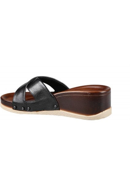 Pierre Cardin PC-3217 Ortopedik Siyah Kadın Terlik fırsatları