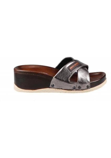 Pierre Cardin PC-3217 Ortopedik Platin Kadın Terlik