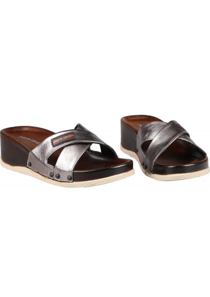 Pierre Cardin PC-3217 Ortopedik Platin Kadın Terlik indirimleri