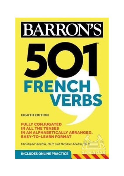 501 French Verbs (With Cd-Rom) 8th Ed.