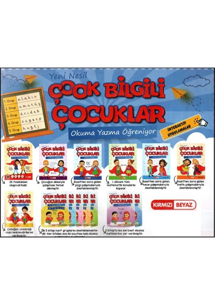 1.Sınıf Çook Bilgili Çocuklar Okuma Yazma Öğreniyor Seti