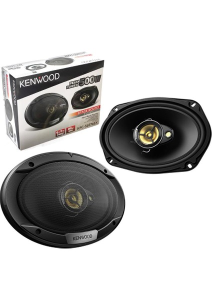 Oto Hoparlör Oval 6x9 500W 2 Adet Kenwood KFC-S6976EX