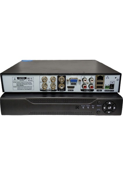 Dvr Hibrit Kayıt Cihazı 4 Kanal H2650 Ip Kamera+ Ahd Kamera Desteği