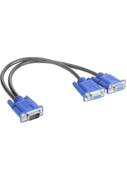 PrimeX Plus PX-1170 VGA Y Kablo, VGA To 2x VGA Çoklayıcı Kablo