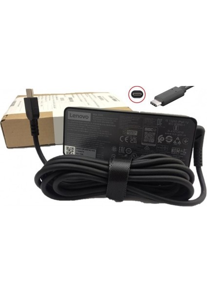 Thinkpad X1 Tablet 3rd Gen Type 20KJ 20KK Orijinal Lenovo Type-C Adaptör 20V 3,25 65W) white
