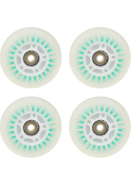 4 Adet LED Işıklı Paten Tekerleği (Yurt Dışından)