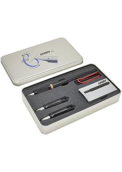 Lamy 15427 Dolma Kalem Joy 15 3lü Set Siyah