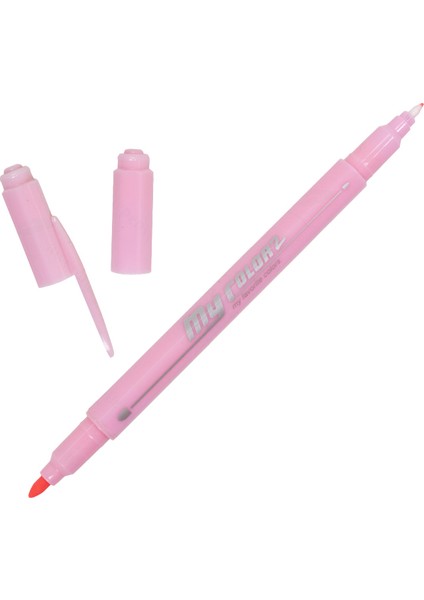 Dong-A My Color 2 Çift Uçlu Keçeli Kalem Soft Pink No:47