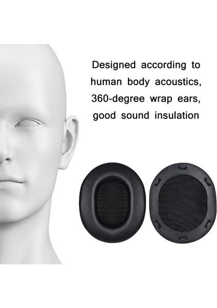 Audio-Technica ATH-M70X Için 1 Çift Kulaklık Parçası Far Siyah (Yurt Dışından) fırsatları