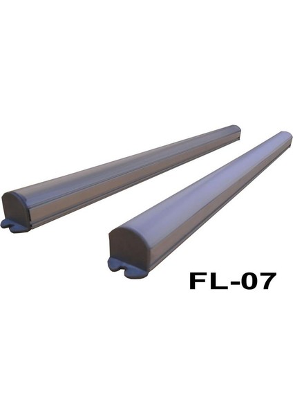 Alüminyum Boş Kasa LED Profil Yerli Kasa - LED Bar Kasa- Şeffaf Cam 180CM modelleri