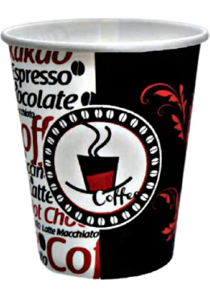 7 Oz Karton Bardak 180 ml - 300'LÜ / Kaliteli Otomat Bardağı ( Kahve, Yeşil, Kırmızı )