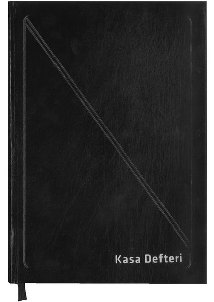 Kasa Defteri 320 Yaprak 17 x 24 cm Siyah
