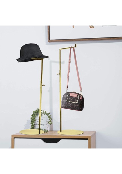 Sayaç Çanta Çanta Çanta Ekran Standı Perakende Mağaza Raf Yüksekliği Ayarlanabilir Altın 30-60 cm (Yurt Dışından) fırsatları