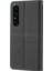 Sony Xperia Için Pu Kılıf 1 Iv Siyah (Yurt Dışından) 3