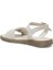 CS22064 2FX Bej Kadın Kalın Taban Sandalet 3