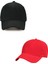 Unisex Ayarlanabilir Spor Basic Kep Şapka 2'li Set 1