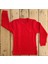 Çocuk Tek Body Unisex 1-4 Yaş Kırmızı 1